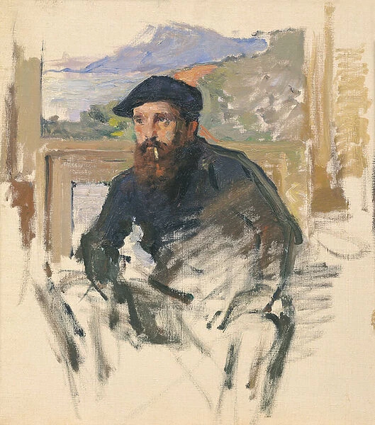 Portrait of Monet c. 1884 (oil on canvas)