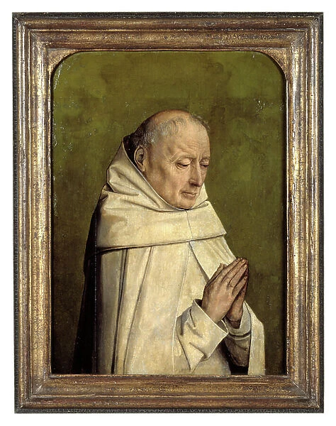Portrait of a Monk (oil on panel)