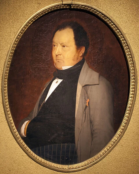 Portrait of Mr. Leblond. Painting by Jean Leon Gerome (1824-1904), oil on canvas