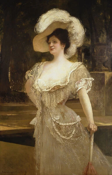 A Portrait of Mrs, 1901 (oil on canvas)