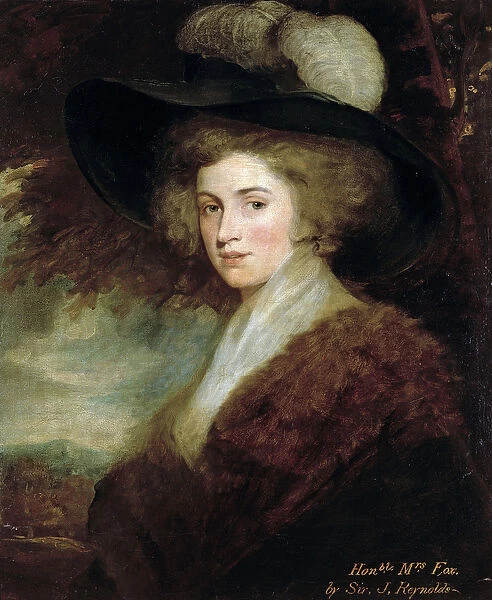 Portrait of Mrs. Charles James Fox, 1784-9 (oil on canvas)