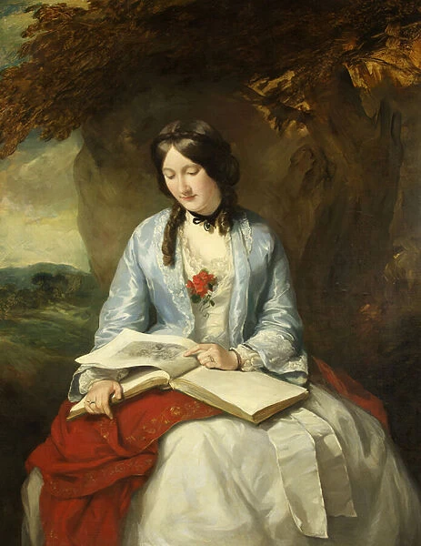 Portrait of Mrs Livesay, c. 1851 (oil on canvas)