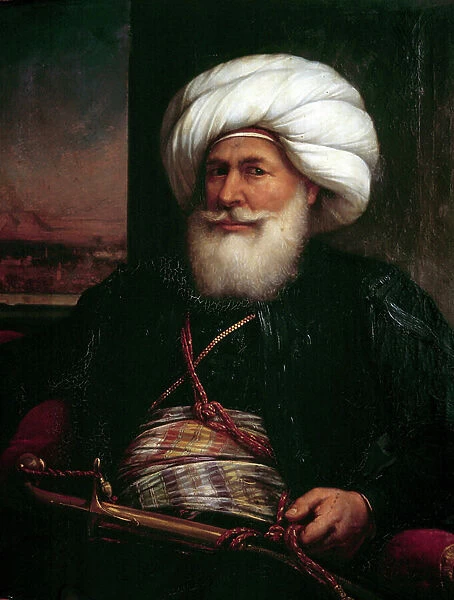 Portrait of Muhammad Ali Pasha, 1840 (oil on canvas)