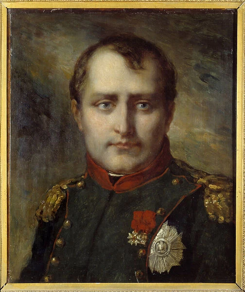 Last portrait of Napoleon I (1769-1821) during the Hundred Days Painting attributed to