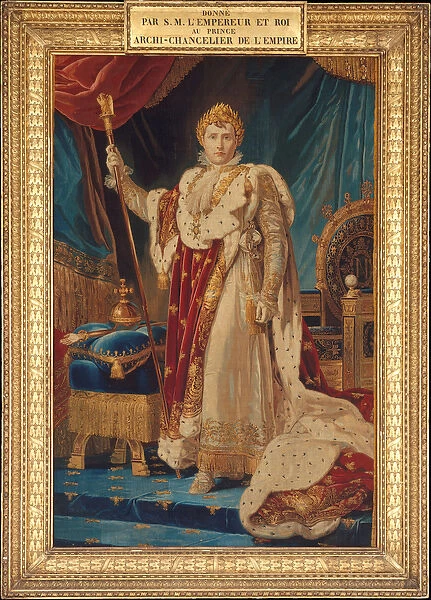 Portrait of Napoleon I, 1808-11 (wool, silk, silver-gilt thread)