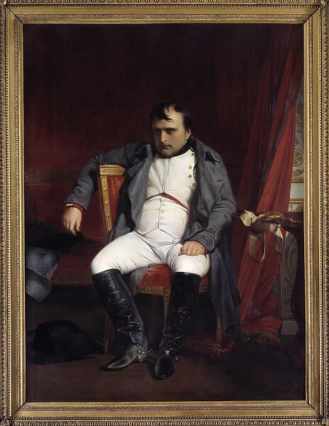 Portrait of Napoleon I at Fontainebleau on 03  /  31  /  1814 (1840 oil on canvas)