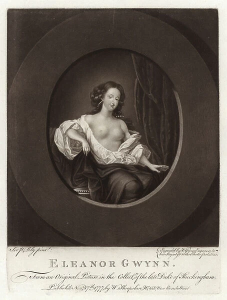 Portrait of Nell Gwyn (engraving)