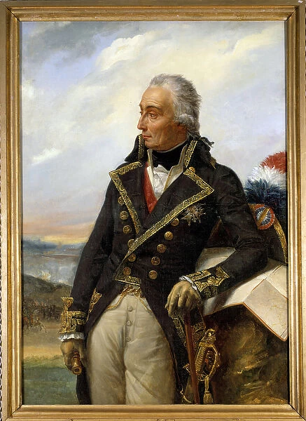 Portrait of Nicolas, Baron de Luckner (1722-1794) marechal of France in 1791