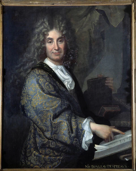 Portrait of Nicolas Boileau (1636-1711) dit Boileau Despreaux (Boileau-Despreaux)