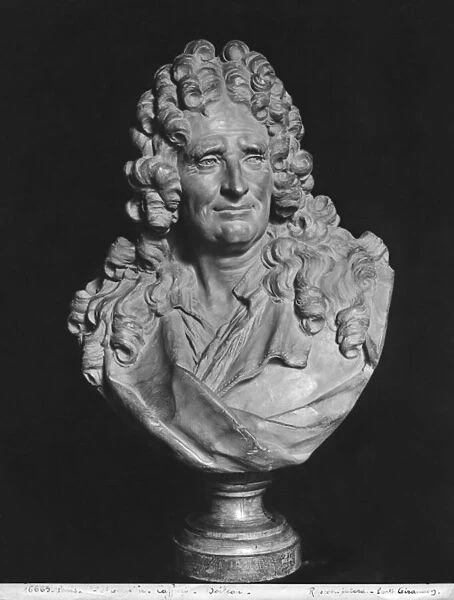 Portrait of Nicolas Boileau, known as Boileau-Despreaux (stone)