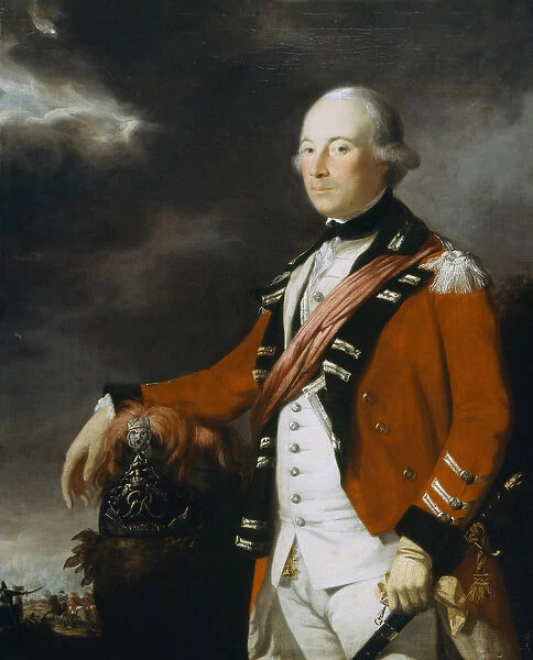 Portrait of an Officer of the 15th Regiment of Dragoons, c. 1768 (oil on canvas)