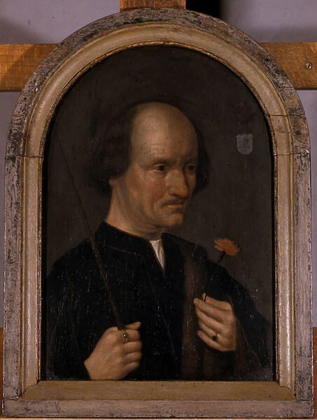 Portrait of an old beardless man, 1501-1600 (oil on canvas)