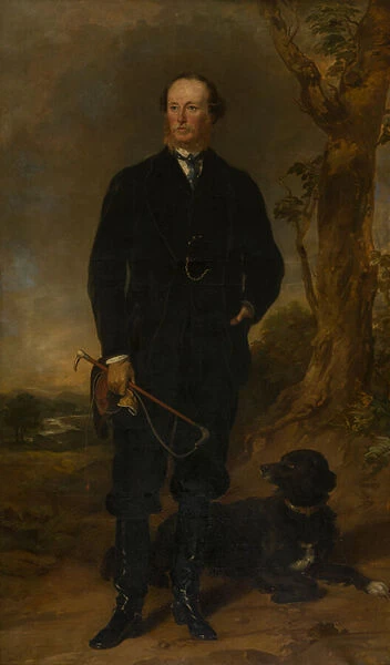 Portrait of Orlando George Charles, 3rd Earl of Bradford (1819-1898), c. 1839-78 (oil on canvas)