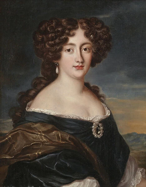 Portrait of Ortensia Mancini (oil on canvas)