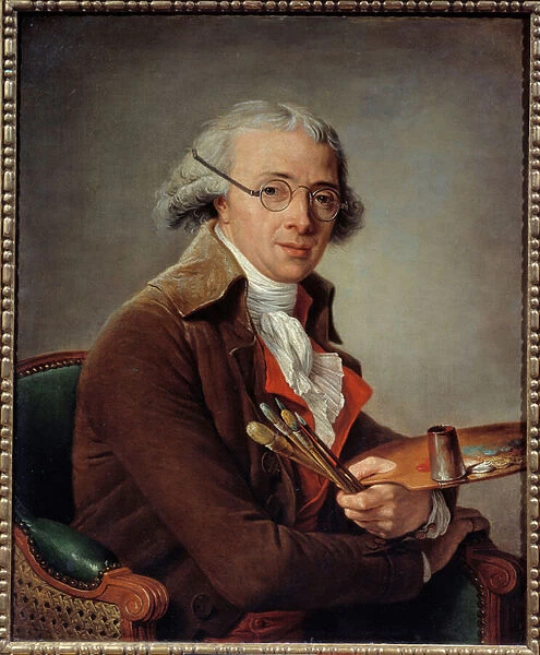 Portrait of the painter Francois Andre Vincent (1746-1816