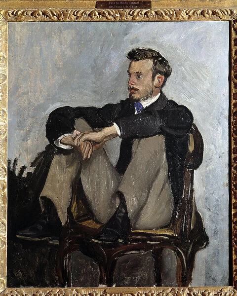 Portrait of the painter Pierre Auguste Renoir (1841-1919