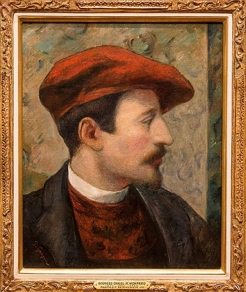 Portrait of Paul Gauguin (1848-1903) by George Daniel de Monfreid (1856-1929