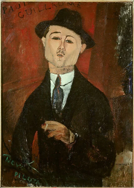 Portrait of Paul Guillaume, 1915 (oil on canvas)