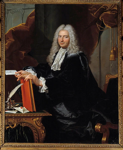 Portrait of Philibert Orry (1689-1747) Financial Controller Painting in the workshop of