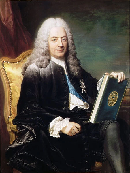 Portrait of Philibert Orry (1689-1747) Comte de Vignory (pastel on paper)