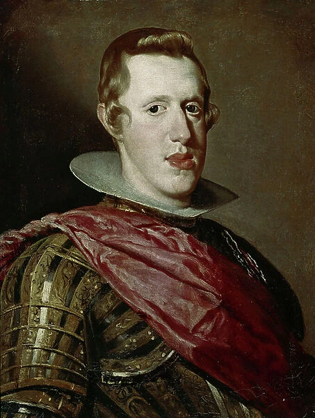Portrait of Philip IV king of Spain with armor, c. 1625-28 (oil on canvas)