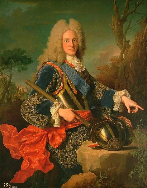 Portrait of Philip V (1683-1746) (oil on canvas)