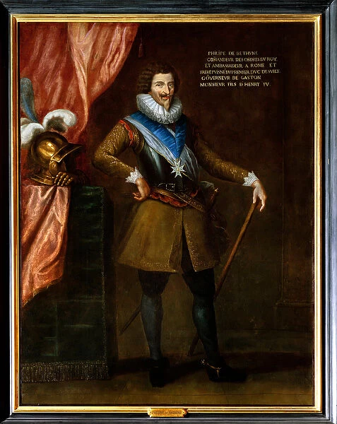 Portrait of Philippe de Bethune, brother puine of Sully, ambassador to Rome (1561-1649)