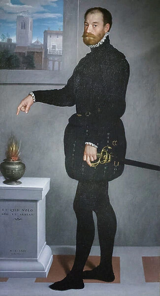 Portrait of Pietro Secco Suardo, 1563 (oil on canvas)