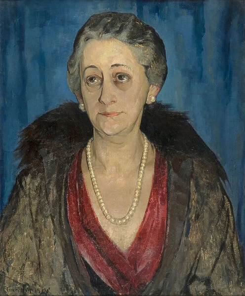 Portrait of a Polish Lady [Baroness Posznanska], 1945 (oil on canvas)