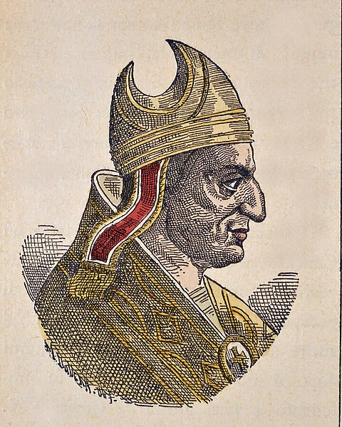 Portrait of the Pope Boniface IV (Bonifacius or Bonifacio) (608-615)