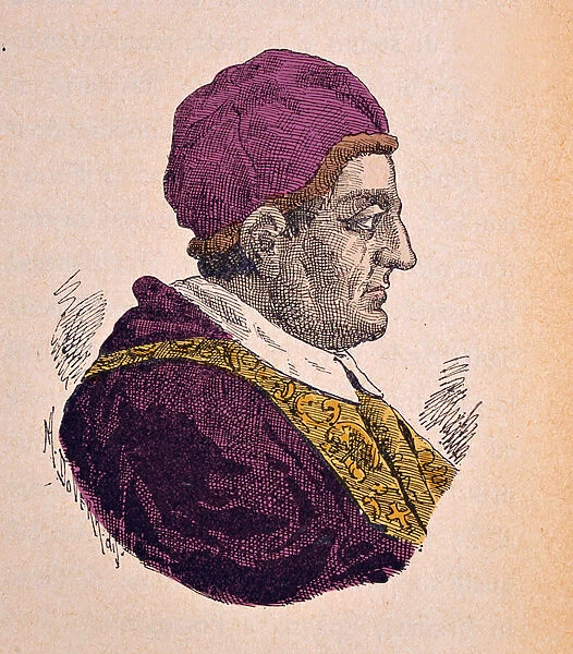 Portrait of the Pope Clement XIV (Clemente or Clemens) (1769-1774)