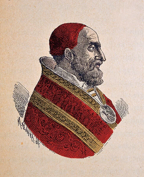 Portrait of the Pope Gregoire XIII (Gregorio, Gregorius or Gregory) (1572-1585)