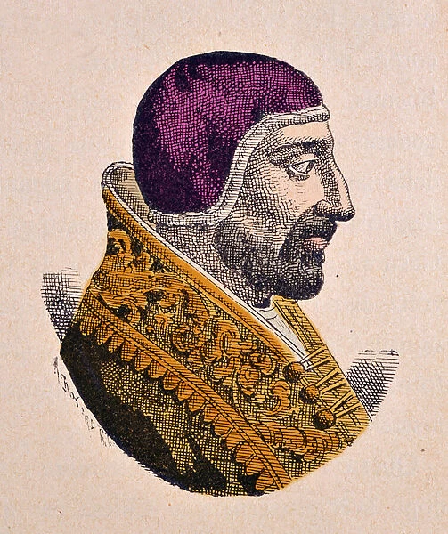 Portrait of the Pope Innocent VI (Innocenzo, Innocentius) (1352-1362)