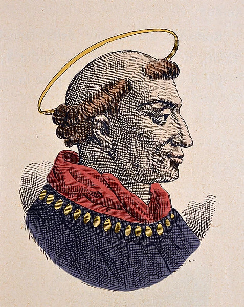 Portrait of the Pope Leon IV (Leo, Leone) (847-855), 1898