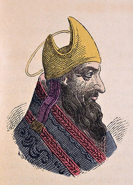 Portrait of the Pope Libere (Liberius or Liberio) (352-366)