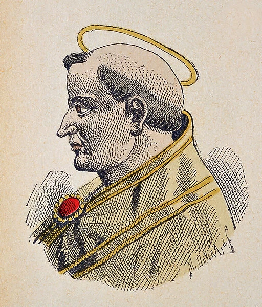 Portrait of the Pope Sixte III (Sixtus, Sisto or Xystus) (432-440)