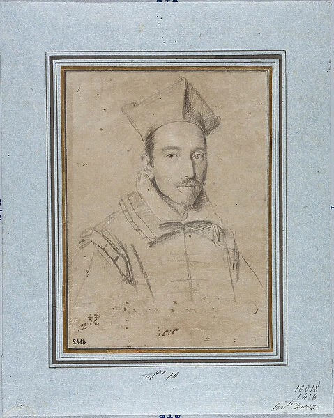 Portrait of prelate probably Cardinal Francesco Maria Bourbon Del Monte Santa Maria