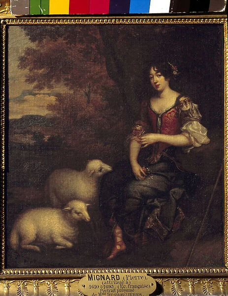 Portrait presume en pied de Madame Deshoulieres, Antoinette Ligier de La garde (1637-1694