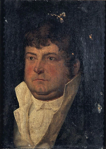 Portrait presumed to be Georges Cadoudal (1771-1804), Chouan leader and conspirator, 1795-1805 (oil on canvas)