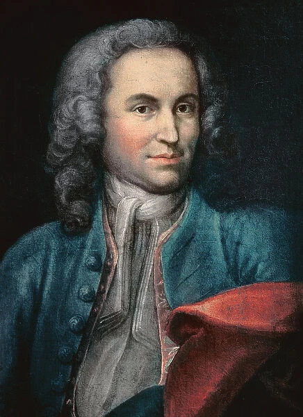 Portrait presumed to be Johann Sebastian Bach, 1717-23 (oil on canvas)