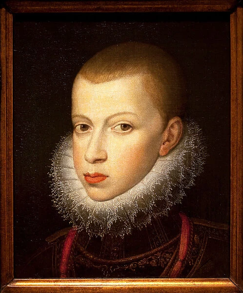 Portrait of Prince Philip III (Felip III of Castella, known as the Pious