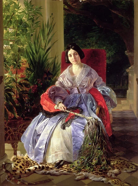 Portrait of the Princess Elizavetta Pavlovna Saltykova (1802-63) 1841 (oil on canvas)