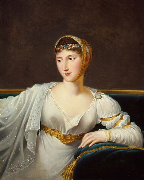 Portrait of Princess Pauline Borghese, wife of General Leclerc (oil on canvas)