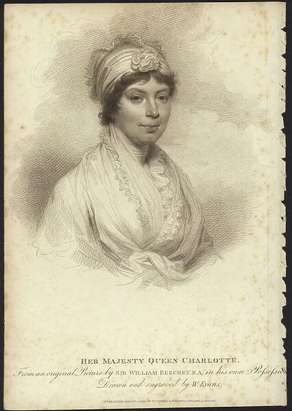 Portrait of Queen Charlotte (engraving)