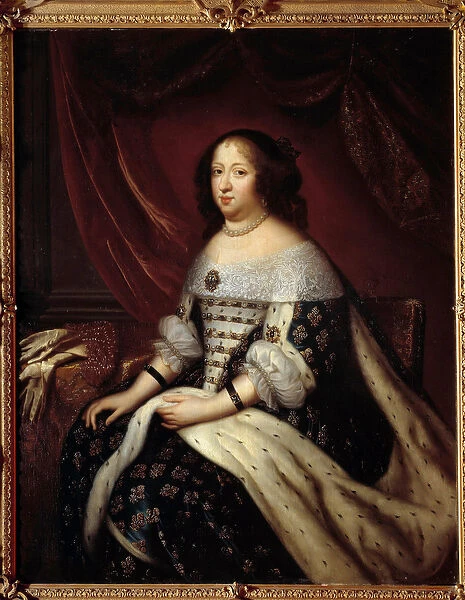 Portrait of the Queen of France Anne of Austria (1601-1666
