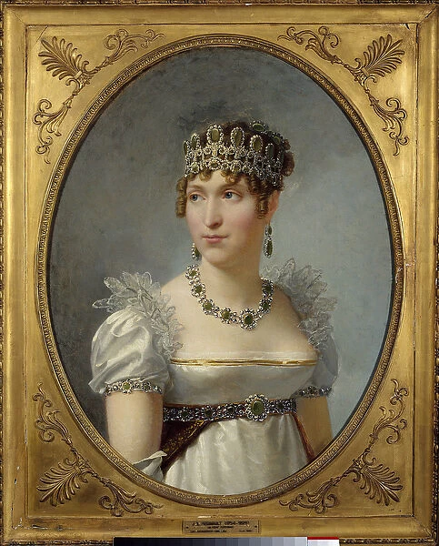 Portrait of Queen Hortense de Beauharnais (1783-1837) Queen of Holland