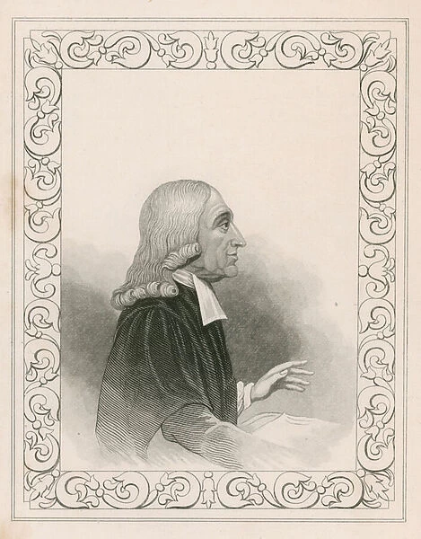 Portrait of The Reverend John Wesley (engraving)