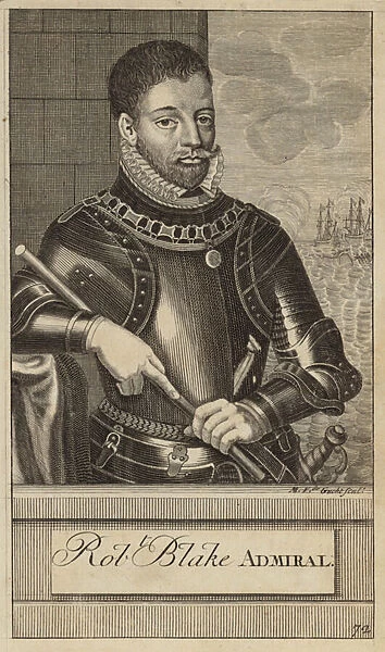 Portrait of Robert Blake (engraving)