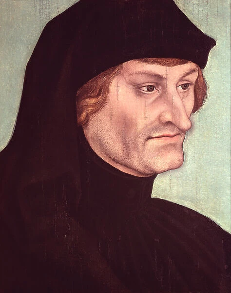 Portrait of Rudolf Agricola (1444-85) (oil on panel)
