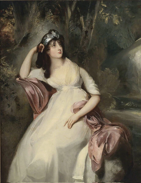 'Portrait de Sally Siddons (1775-1803)'Peinture de sir Thomas Lawrence (1769-1830) Collection privee